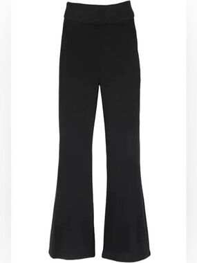 Katie J NYC DREW HACCI ROLLDOWN Black Knit pants size XS
